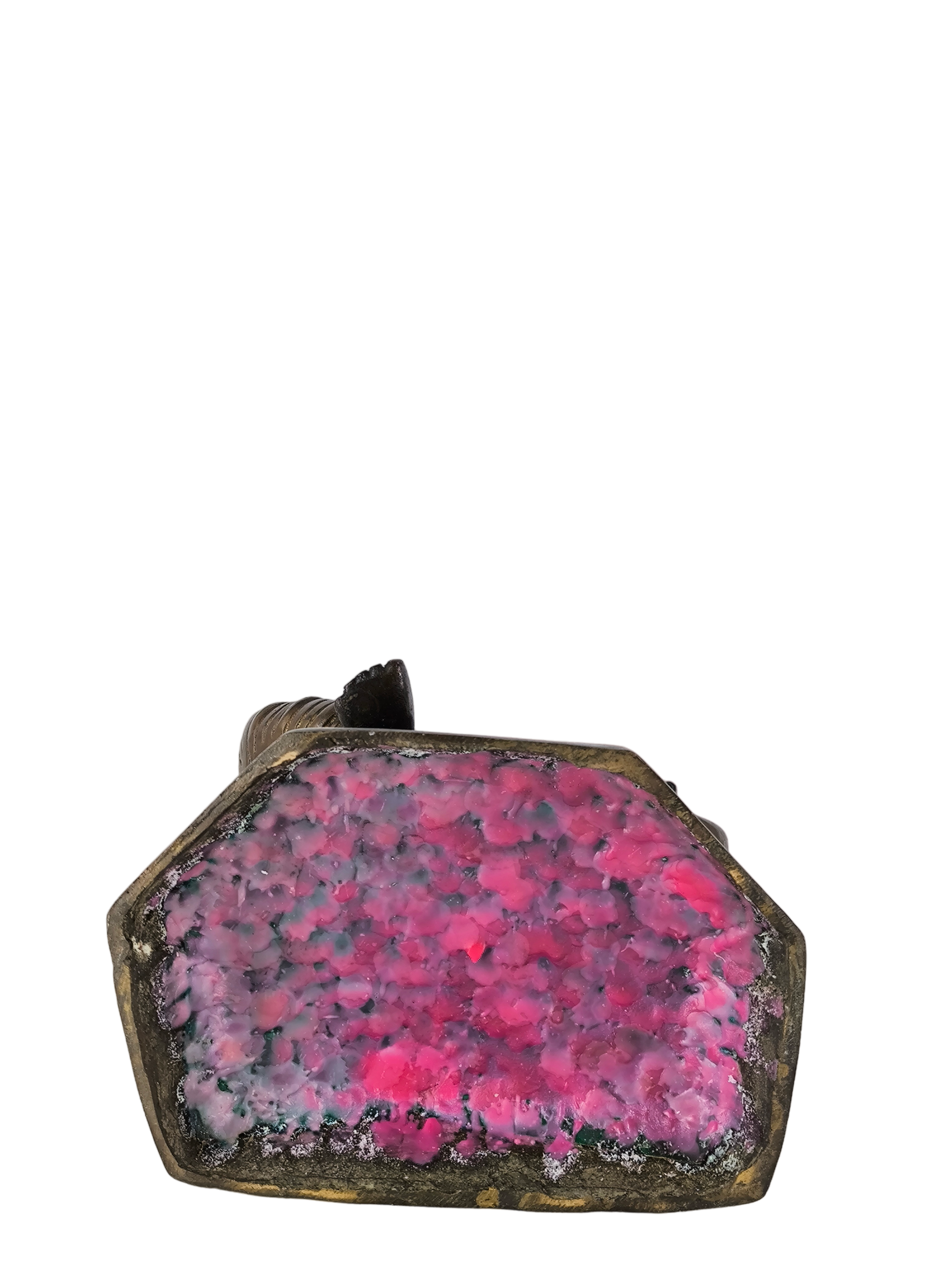 Goddess Lakshmi Statue - Antique brass