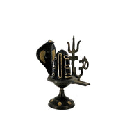 Antique Brass God Shiva Lingam Original Old Handcrafted Engraved